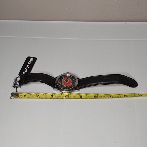 Calgary Flames Watch With Leather Band - Picture 14 of 15